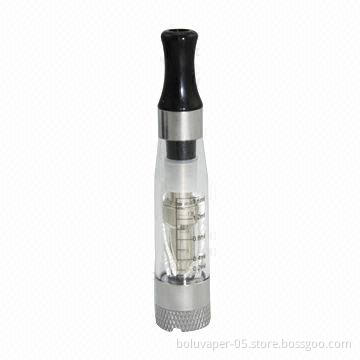 Clearomizer, 2.5 to 2.8 Ohms Atomizer Resistance, Holds Up to 1.6mL Liquid